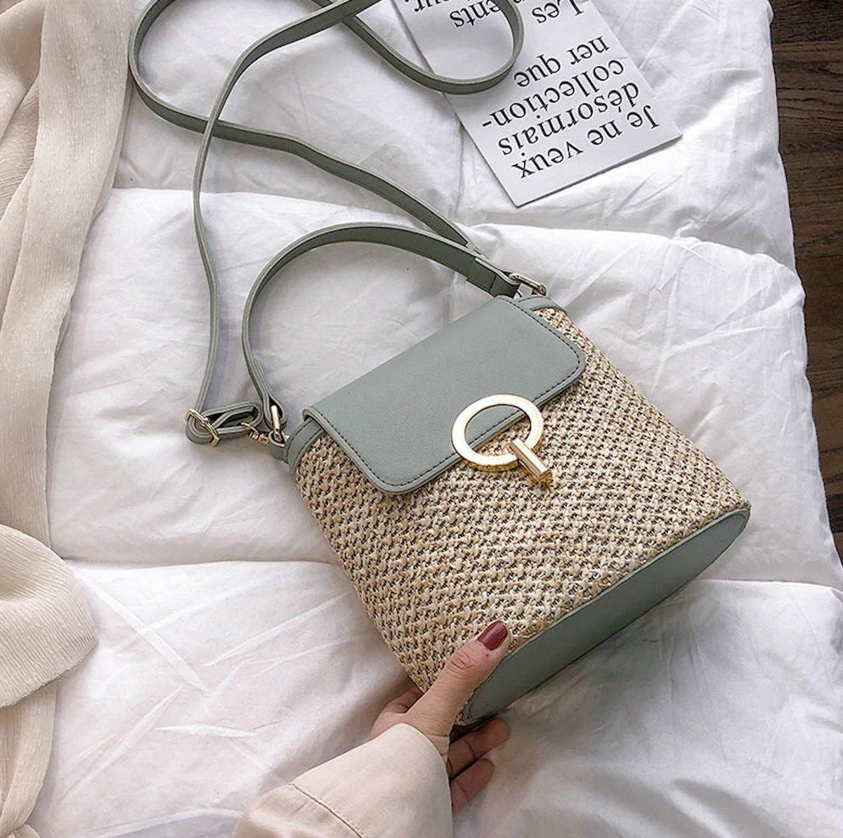 Delaney Straw Crossbody Bag – Loyal Boutique