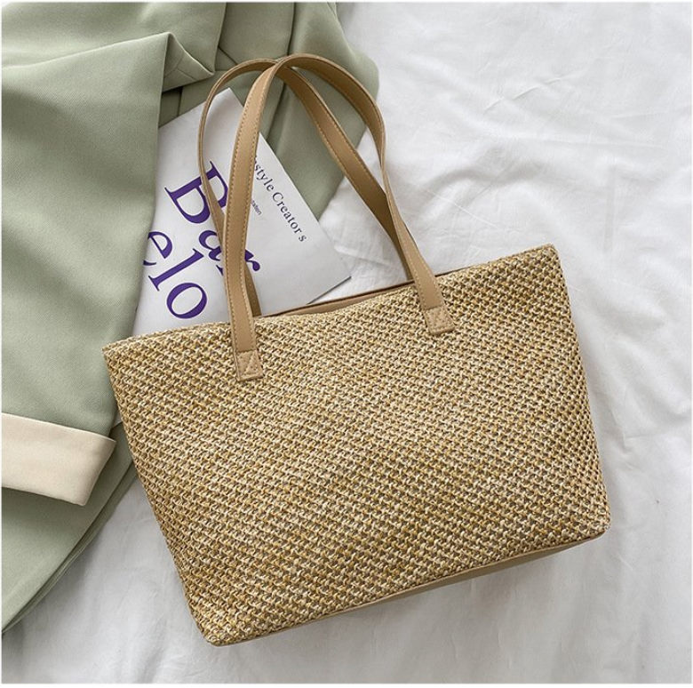 Leslie Straw Tote - Loyal Boutique